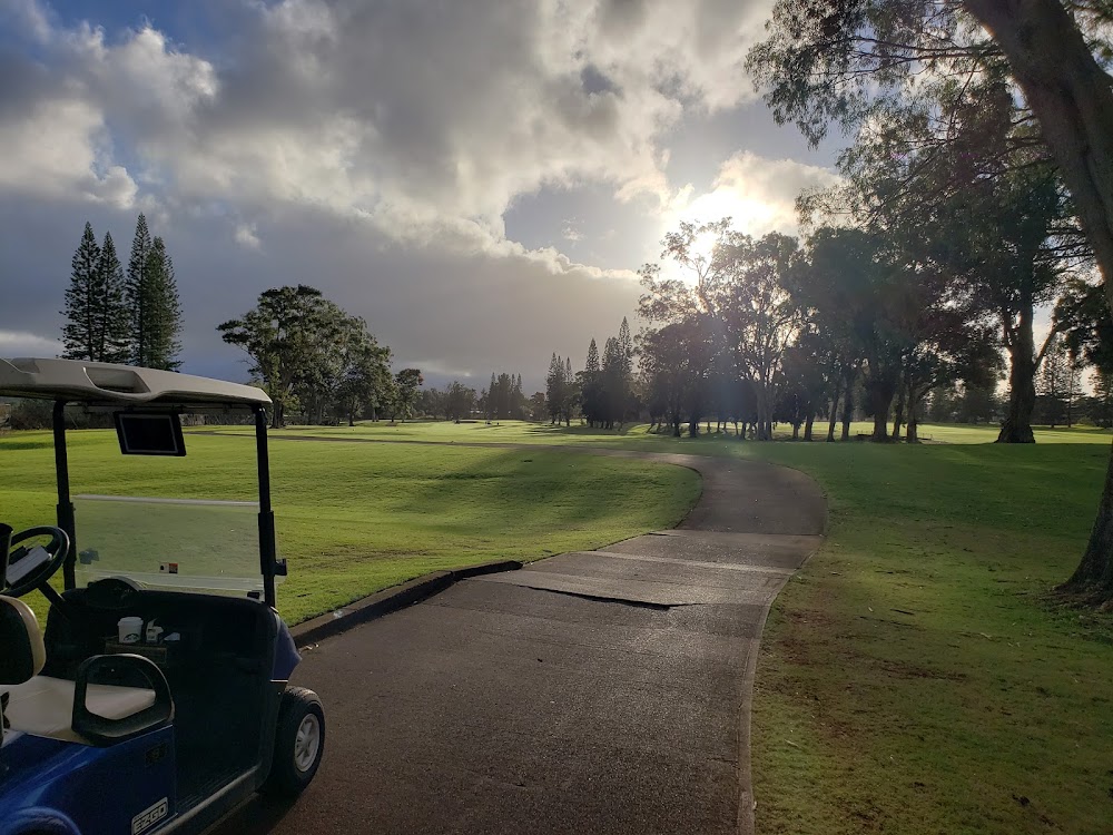 Manicured green at Mililani Golf Club