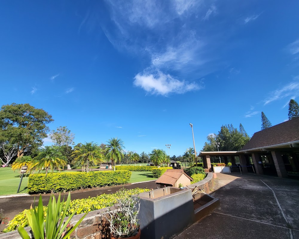 Wide view of the clubhouse
